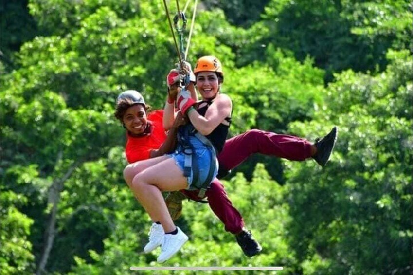 Zipline + Island + Beach